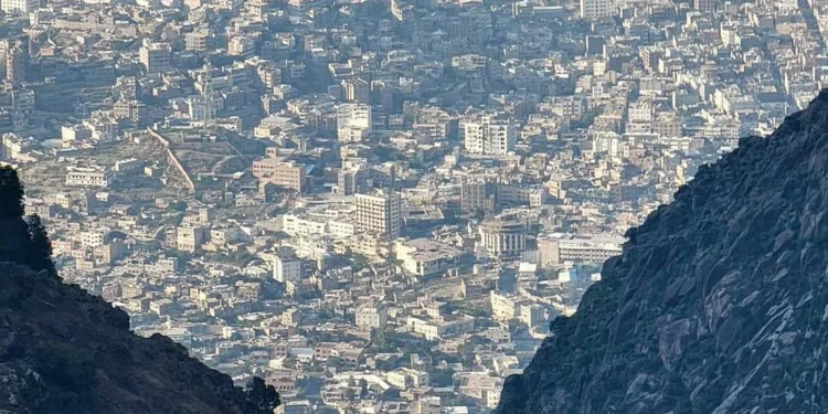 منظر من مدينة تعز